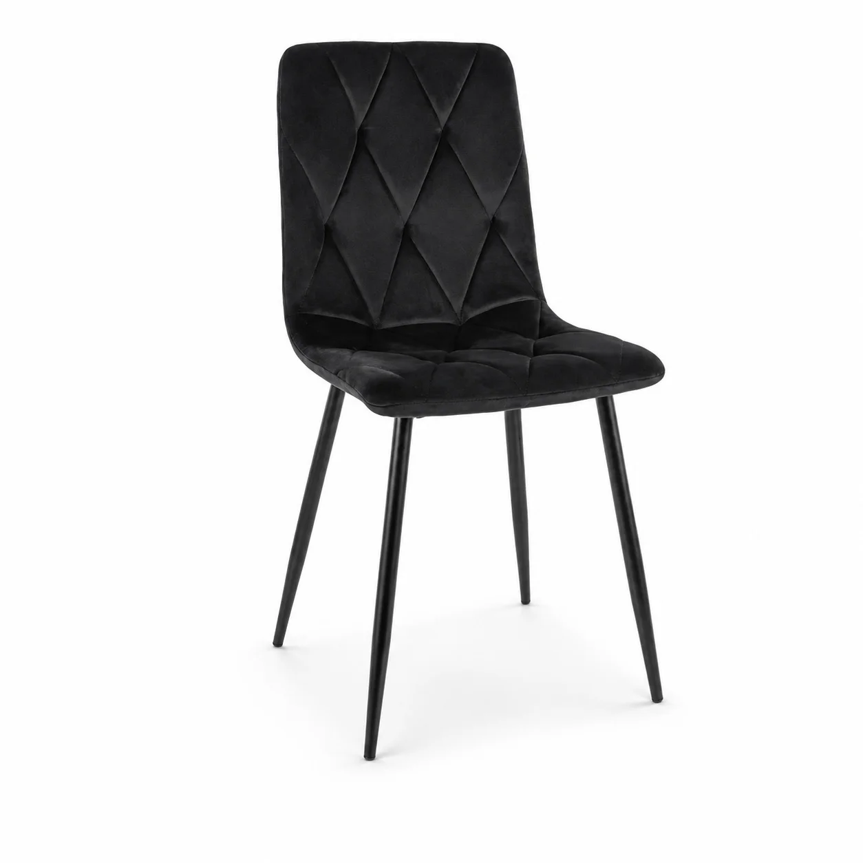 Стул SIGNAL TOM Velvet Bluvel 19 черный/черный