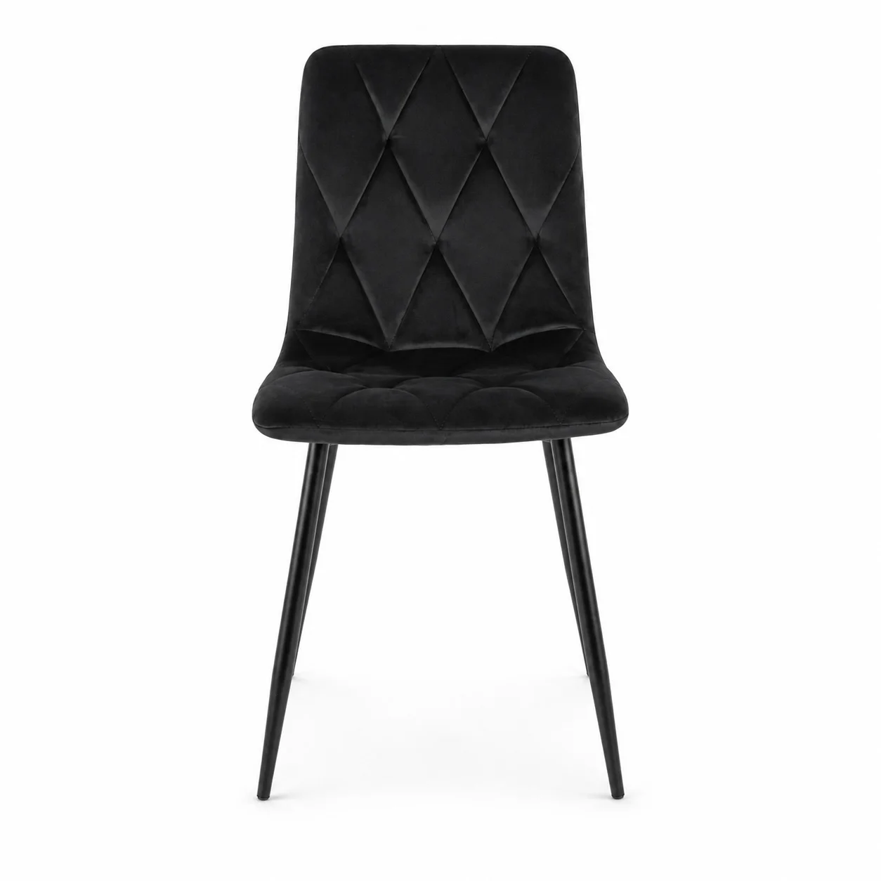 Стул SIGNAL TOM Velvet Bluvel 19 черный/черный