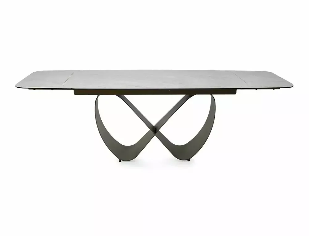 Стол обеденный SIGNAL INFINITY Ceramic бежевый Taj Mahal/медный 160-240/95