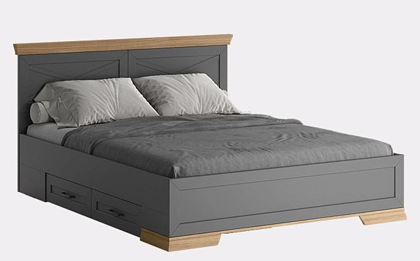 Кровать  Marselle Дымчатый алмаз LOZ/160х200