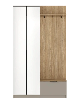 Шкаф  Ada Глиняный серый SZF2L1K/360