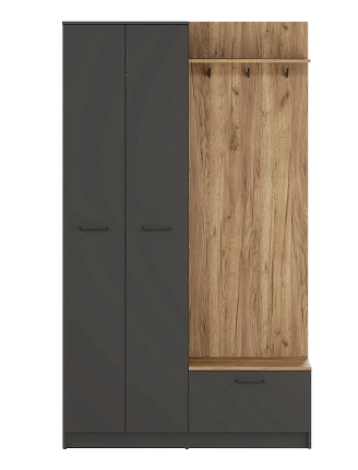 Шкаф   Ada Антрацит SZF2D1K/360