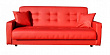 Аккорд (Боннель, красная экокожа, 140х190)